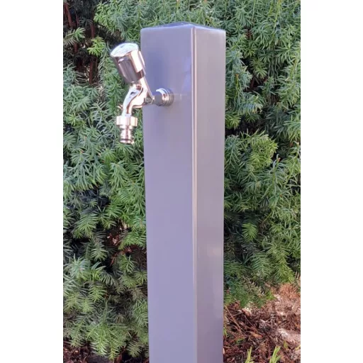 Kerti csap dekor, bazaltszürke