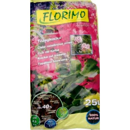 Florimo tőzegkocka 25L