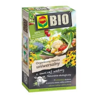 Compo Hosszúhatású Biotrágya, Univerzális Gyapjú 2kg – Növény, virág- és gyümölcstápok