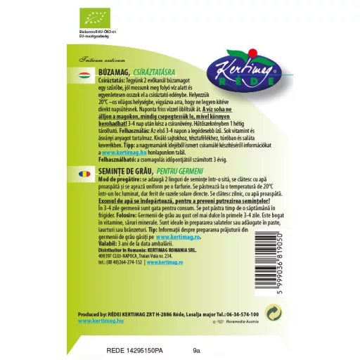 Rédei Búza Biomag 50g