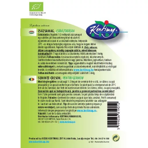 Rédei Zsázsamag BIO 30g