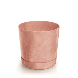 Virágcserép 200E Tubo P Beton Effect -  Terrakotta