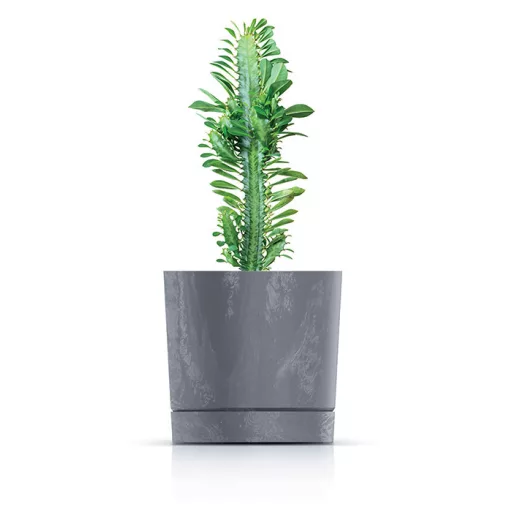 Virágcserép 240E Tubo P Beton Effect -  Terrakotta