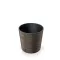 Virágcserép 250 Furu Round Low Eco Wood - Kávé – Virágcserepek, virágládák