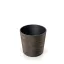 Virágcserép 250 Furu Round Low Eco Wood - Kávé – Virágcserepek, virágládák