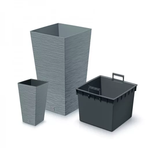 Virágcserép 300 Furu Square - Beton – Virágcserepek, virágládák