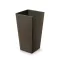 Virágcserép 265 Furu Square Eco Wood - Kávé – Virágcserepek, virágládák