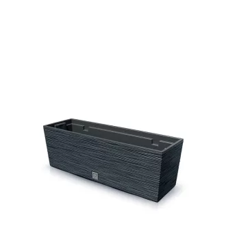 Balkonláda 600 Furu Case - Antracit – Virágcserepek, virágládák