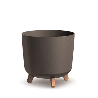 Virágcserép 300Lw Gracia Tubus Eco Wood - Kávé – Virágcserepek, virágládák
