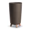 Virágcserép 240W Gracia Tubus Eco Wood - Kávé – Virágcserepek, virágládák