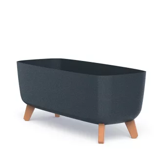 Virágláda 600W Gracia Case Eco Wood - Antracit – Virágcserepek, virágládák