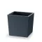 Virágcserép 240L Urbi Square Low - Antracit – Virágcserepek, virágládák