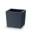 Virágcserép 240L Urbi Square Low - Antracit – Virágcserepek, virágládák