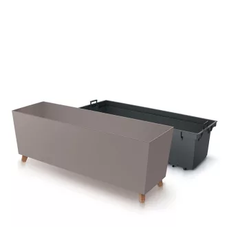 Balkonláda 800N Urbi Case - Mokka