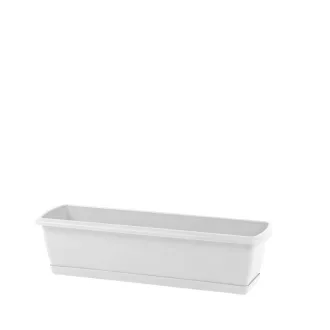 Balkonláda 500P Alátéttel Respana  Set - Fehér