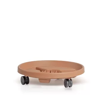 Gurulós Növényalátét Rondo - Terrakotta