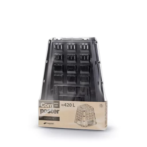 Komposztáló 420C Evogreen - Fekete