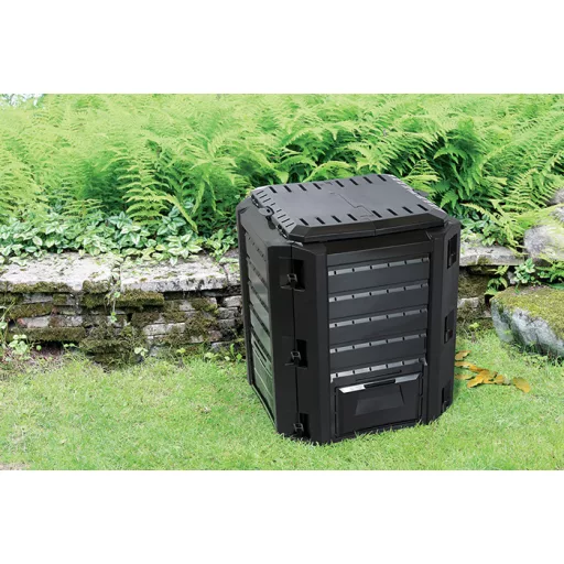 Komposztáló 380C Compogreen - Fekete – Komposztálás, lombgyűjtés