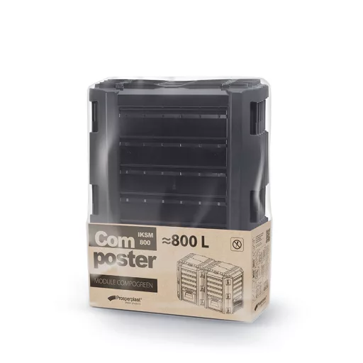 Komposztáló Module 800C Compogreen - Fekete – 20093 – Komposztálás, lombgyűjtés