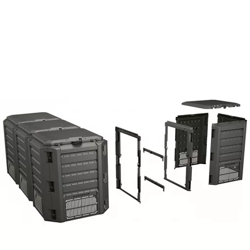 Komposztáló Module 1200C Compogreen - Fekete – 20094 – Komposztálás, lombgyűjtés