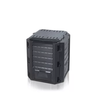 Komposztáló 380C Compogreen - Fekete – 20097 – Komposztálás, lombgyűjtés