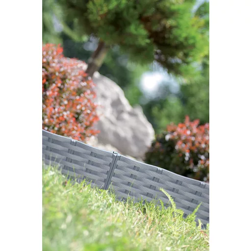 Kert Szegély Garden Border - Kő Szürke – Szegélyek