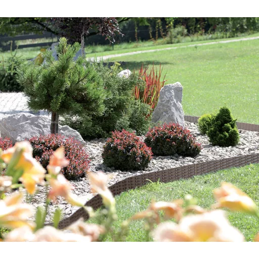 Kert Szegély Garden Border - Barna