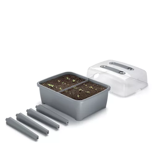 Zöldház 770W Respana Planter Set - Kő Szürke – Virágcserepek, virágládák