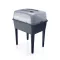Zöldház 770W Respana Planter Set -Antracit – Virágcserepek, virágládák