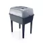 Zöldház 770W Respana Planter Set -Antracit – Virágcserepek, virágládák