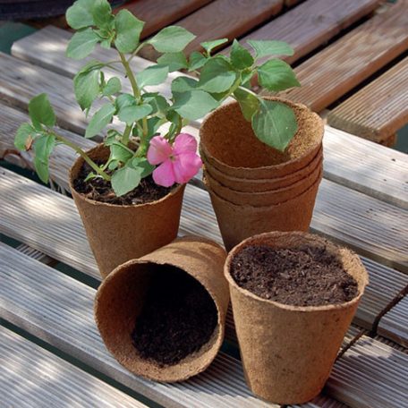 GROWING POTS tőzegcserép  Ø 6 cm, natúr