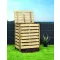 NATUR COMPOST fa komposztáló 80 x 50 x 100 cm, natúr
