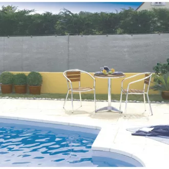   Recynet Plus - szőtt árnyékolóháló gomblyukakkal  1,5 x 10 m, szürke