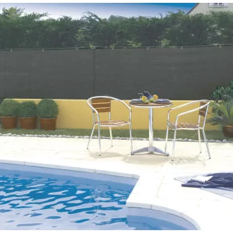   Recynet Plus - szőtt árnyékolóháló gomblyukakkal  2 x 10 m, szürke