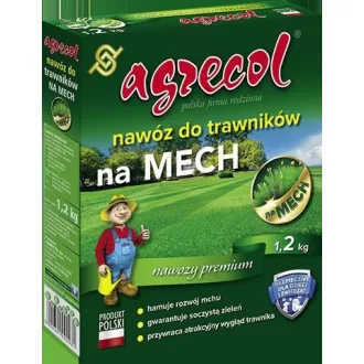 Agrecol mohás gyepre 1,2 kg - Nawóz do Trawników na Mech – Problémamegoldó gyeptrágyák (gyom, moha, stressz)