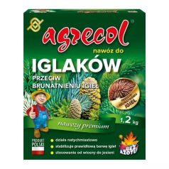   Agrecol örökzöld barnulás ellen 1,2kg - Nawóz do Iglaków Brunatnieniu Igiel