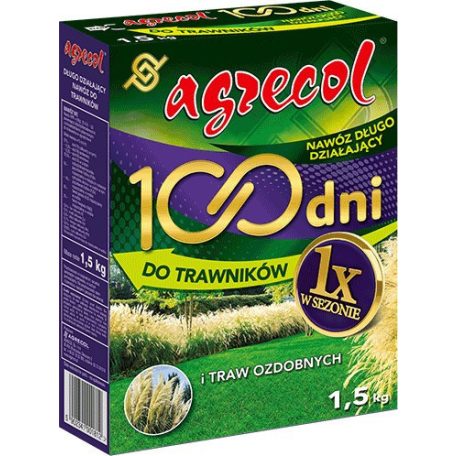 Agrecol 100 napos gyeptrágya 1,5 kg - 100 dni do Trawników