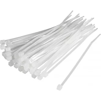 Kábelkötegelő 3,6x200 UV átlátszó 100db – Gyorskötözők