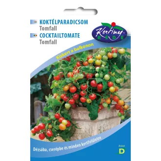 Rédei Koktélparadicsom Tomfall, törpe 0,3g (Vetőmag)