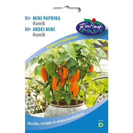 Rédei Paprika, Hamik, cserepes, törpe 0,25g