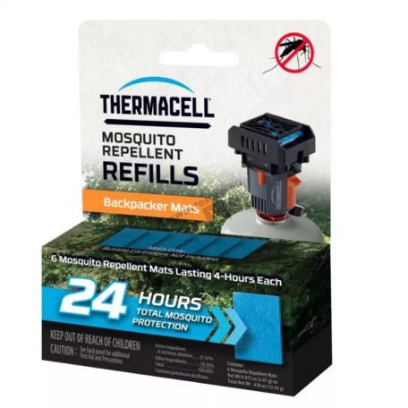 Thermacell - Backpacker 24 Órás Utántöltő - Csak Lapka BP-M24