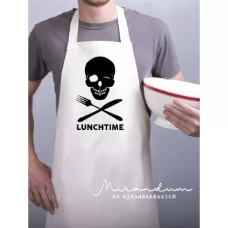 Kötény - koponya - lunchtime