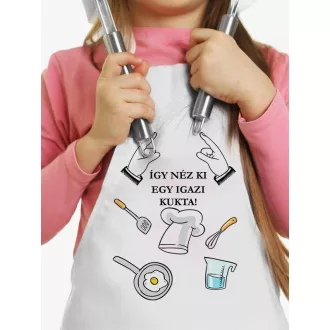 Gyerekkötény - kiskukta - 7-10 éves