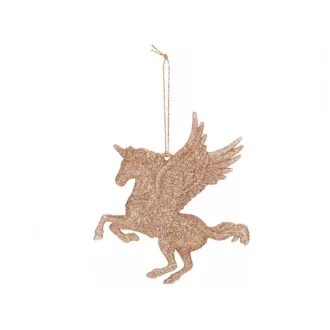 Repülő unikornis dísz rose gold
