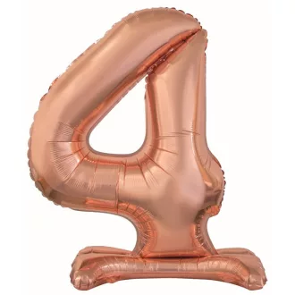 Fólia lufi, 4, talpas, rose gold, 76 cm – Lufik, léggömbök