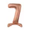 Fólia lufi, 7, talpas, rosegold, 76 cm