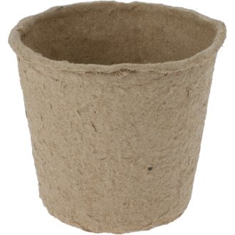   Biológiailag lebomló 100% farost cserép négyzet alakú - H6 x 6 x 6 cm - 20 x