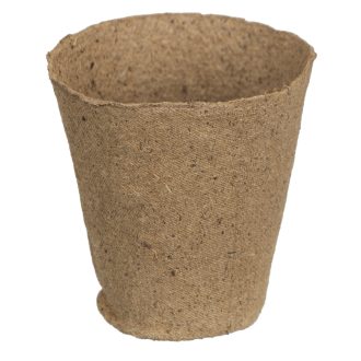   Biológiailag lebomló 100% farost cserép  kerek - H8 x 8 x 8 cm - 14 x