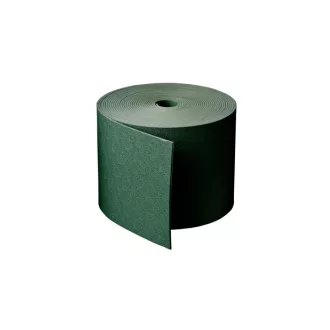   Ágyásszegély, újrahasznosított polietilénből, 15cmx10m zöld