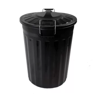 Fekete hulladékgyűjtő 80l (65x55cm) – Komposztálás, lombgyűjtés